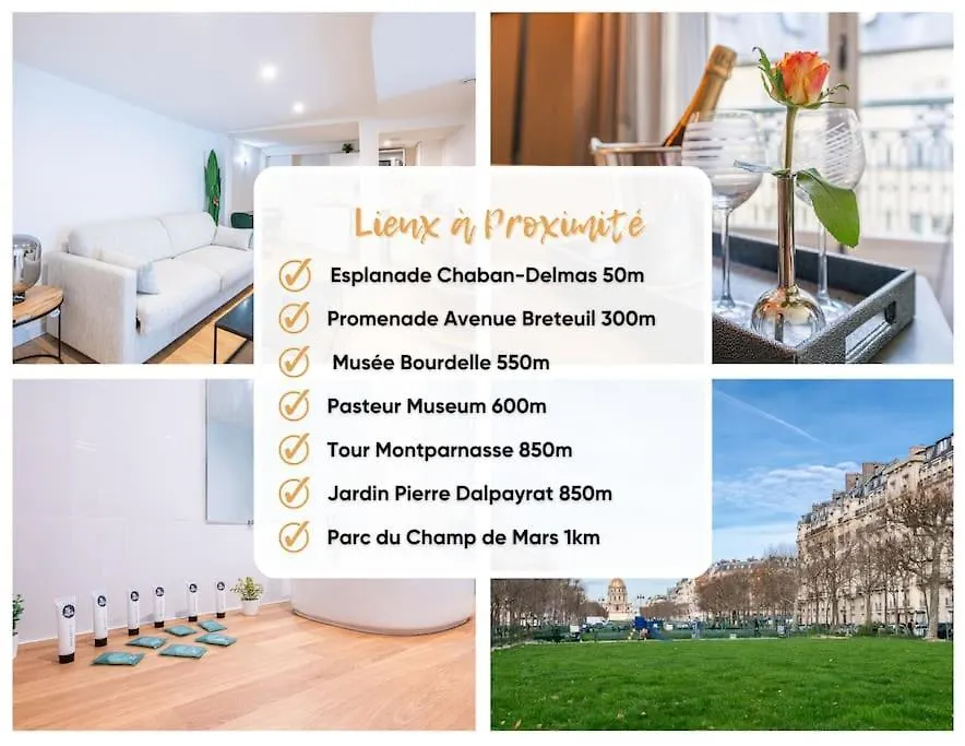 Le De Niro - Duplex -Appartement 1 Chambre - Invalides-Tour Eiffel-6 Personnes Paris Apartment